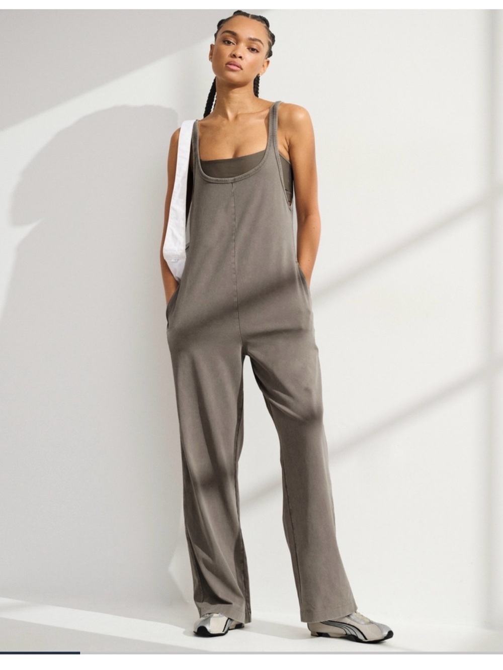 Abercrombie & Fitch Utility Jumpsuit w/ removable bra.